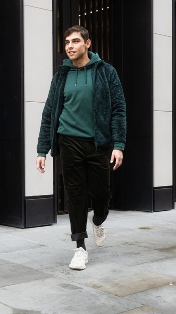 Кардиган Uniqlo розмір S темно зелений (450198) - Фото 3 Кардиган Uniqlo розмір S темно зелений (450198) - изображение 3