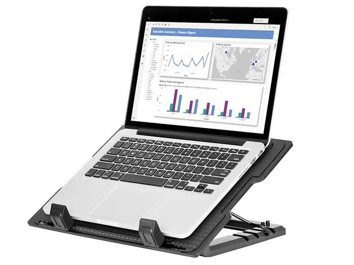 Охолоджуюча підставка Tracer Icestorm 17 TRASTA46338 (5907512863695) - зображення 5