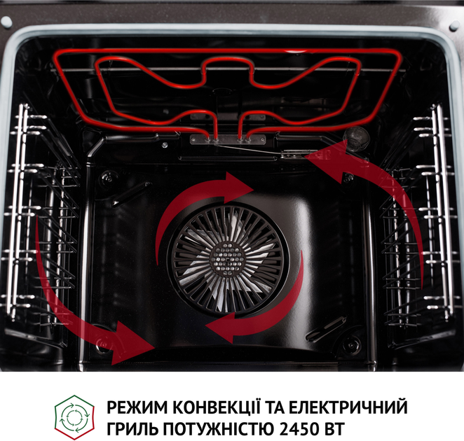 Духова шафа електрична Perfelli DIAMOND 6D10NS NERO - зображення 14