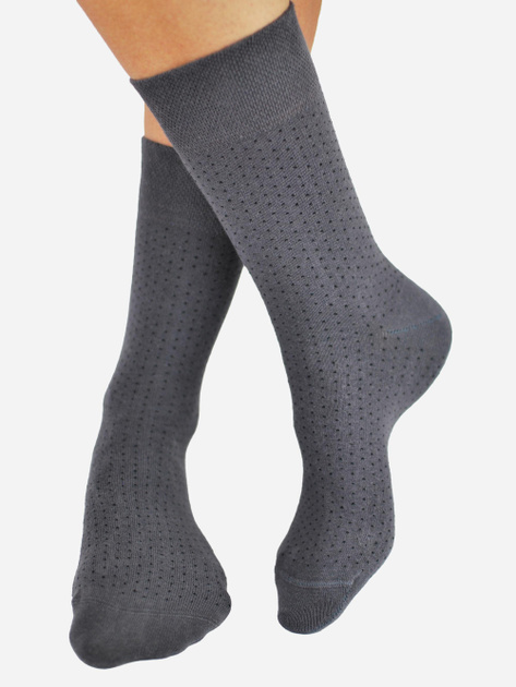 Шкарпетки чоловічі Noviti SB006-M-03 котон 43-46 Графітові (Q5905204305140) - зображення 1
