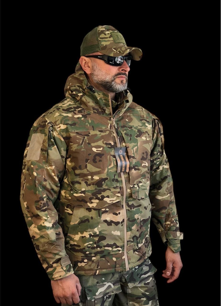 Зимова тактична куртка на Omni-Heat підклала УКР ТАКТ мультикам 48 - зображення 2