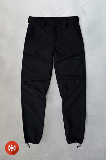 Теплые Garne брюки X-POCKETS fleece | черный 4/22 S Черный (8011924) - изображение 1