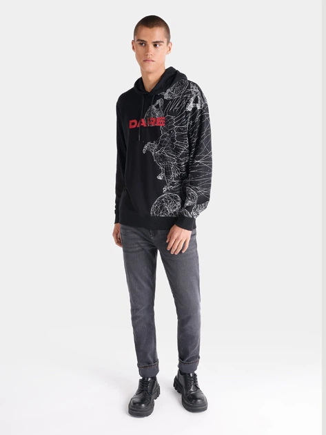 Худі чоловіче Colin's CL1064893BLK S Black (8683197900654) - зображення 3