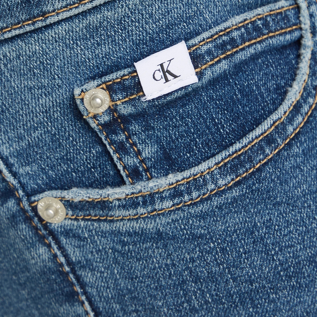 Джинси Skinny жіночі Calvin Klein Jeans J20J221581-1BJ W30L32 Темно-блакитні (8720107893207) - зображення 4