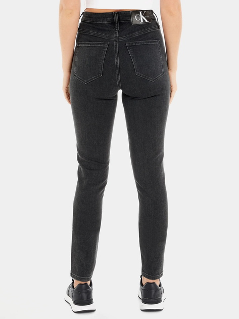 Jeansy skinny damskie Calvin Klein Jeans J20J221584-1BY W26L30 Czarne (8720107893818) - obraz 2