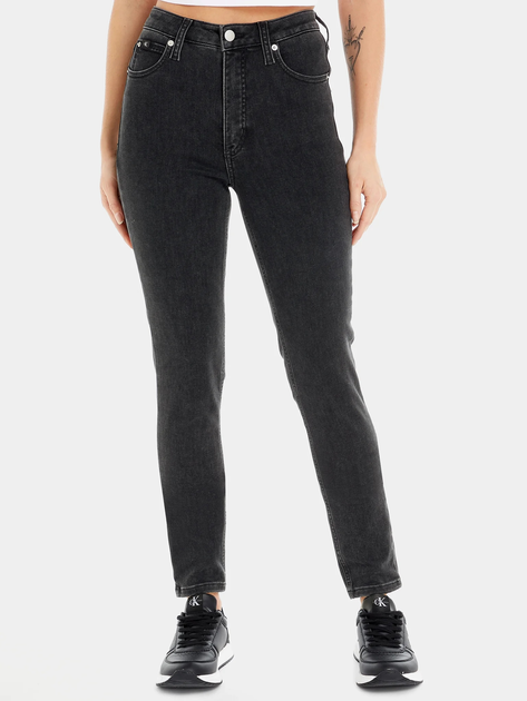 Джинси жіночі Calvin Klein Jeans J20J221584-1BY W30L32 Чорні (8720107893979) - зображення 1