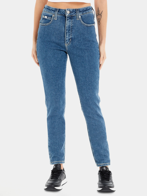 Jeansy damskie Calvin Klein Jeans J20J221585-1A4 W27L30 Niebieskie (8720107894181) - obraz 1