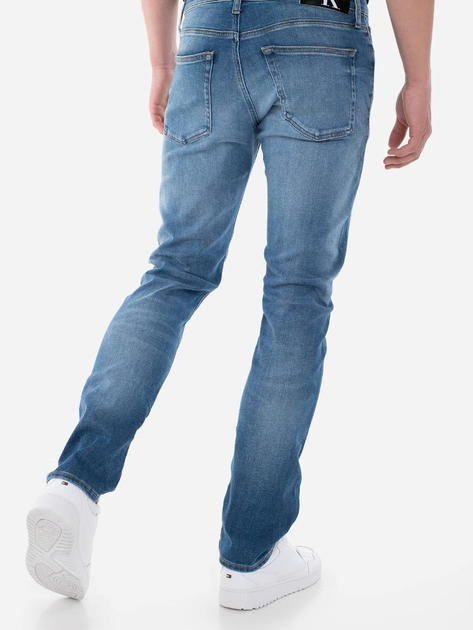 Jeansy slim fit męskie Calvin Klein Jeans J30J323686-1BJ W33L32 Niebieskie (8720107889835) - obraz 2