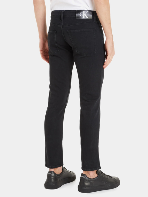 Jeansy slim fit męskie Calvin Klein Jeans J30J323687-1BY W32L34 Czarne (8720107892897) - obraz 2
