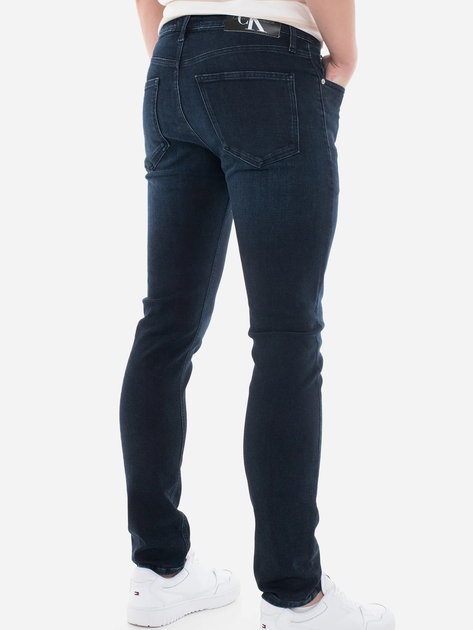 Jeansy skinny męskie Calvin Klein Jeans J30J323695-1BJ W33L34 Granatowe (8720107894730) - obraz 2