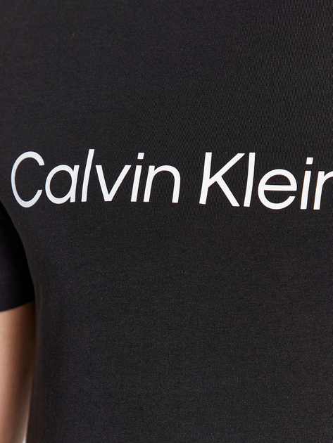 Футболка бавовняна чоловіча Calvin Klein Jeans J30J322552-BEH S Чорна (8719856760366) - зображення 4