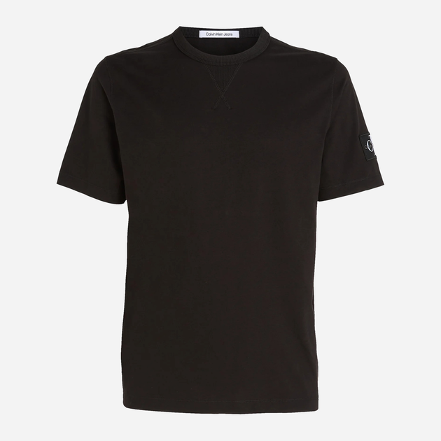 Koszulka męska bawełniana Calvin Klein Jeans J30J323484-BEH M Czarna (8720108076371) - obraz 6