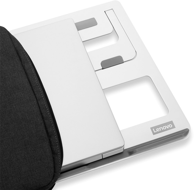 Підставка для ноутбука Lenovo Portable Aluminium Laptop Stand Silver (GXF0X02618) - зображення 7