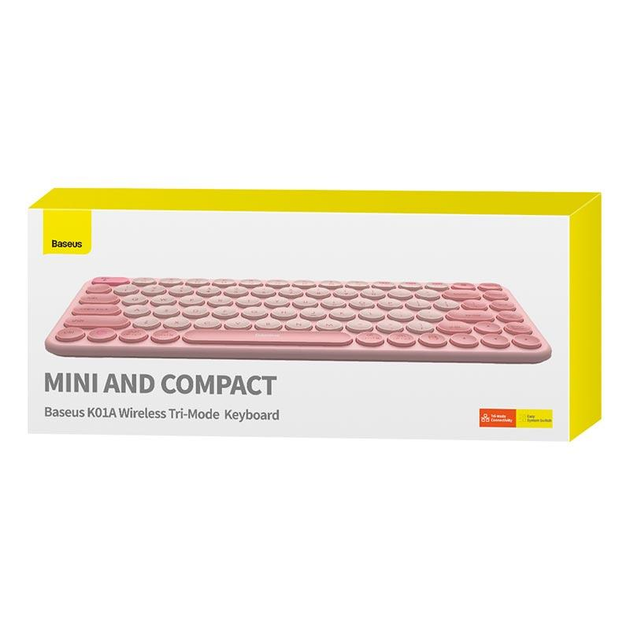 Клавиатура Baseus K01A Wireless Tri-Mode Keyboard 2.4G + BT1 + BT2 ...