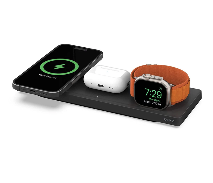 Беспроводная зарядная станция Belkin BOOST CHARGE PRO 3 in 1 для iPhone ...