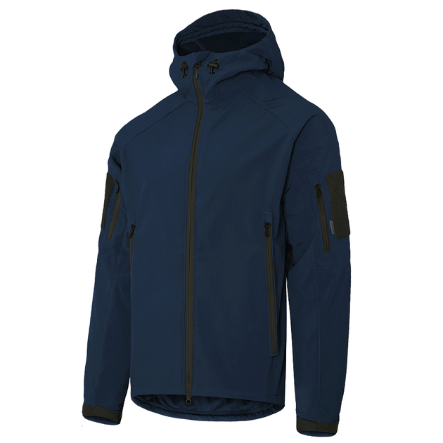Куртка Stalker SoftShell Темно-синя Camotec розмір L - зображення 1