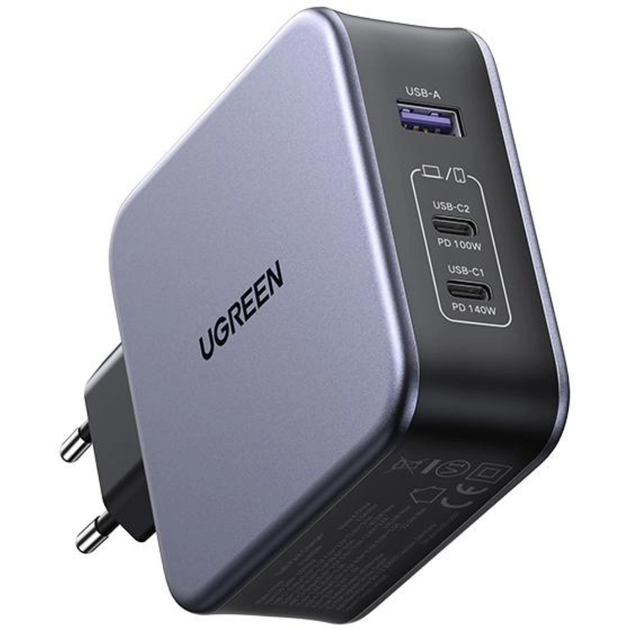 Зарядное устройство Ugreen CD289/90549 3хUSB 5A универсальное Серый - Фото 2 Зарядное устройство Ugreen CD289/90549 3хUSB 5A универсальное Серый - изображение 2