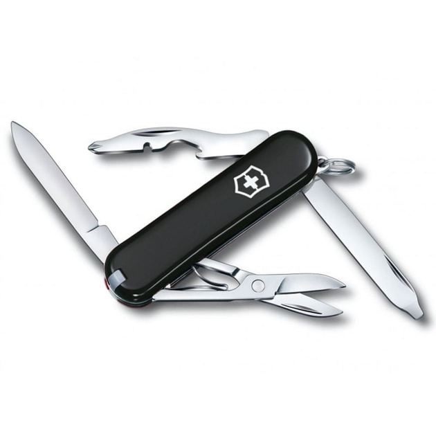 Швейцарський ніж Victorinox RAMBLER 58мм/10 функцій, чорний - зображення 1