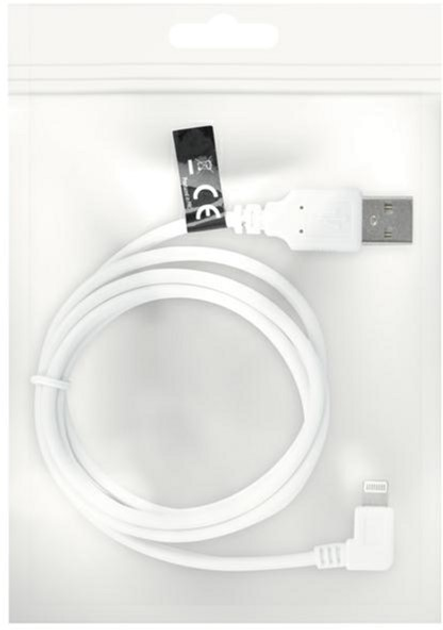 Kabel Cabo USB - Apple Lightning 1 m White (5900495413932) - obraz 1