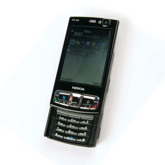 Nokia N95 8GB ブラック 携帯電話本体 Смартфон Nokia N95 8Gb black REF – фото, отзывы, характеристики в