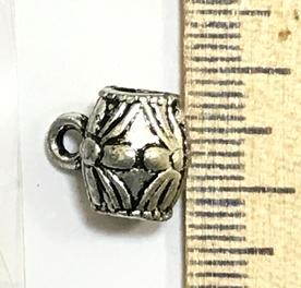 Бейл, Держатель для кулона, " Цветок ", Античное серебро, Пластик, 13 mm x 10 mm - Фото 2 Бейл, Держатель для кулона, " Цветок ", Античное серебро, Пластик, 13 mm x 10 mm - изображение 2