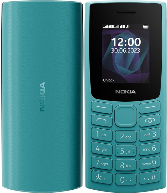Мобільний телефон Nokia 105 TA-1557 DualSim Cyan (1GF019CPG6L07) - зображення 1