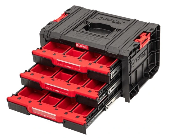 Ящик для інструментів 4,5 л Qbrick System PRO Drawer 3 Toolbox Expert 450x310x244 мм, модульний, з висувними полицями - Фото 3 Ящик для інструментів 4,5 л Qbrick System PRO Drawer 3 Toolbox Expert 450x310x244 мм, модульний, з висувними полицями - зображення 3