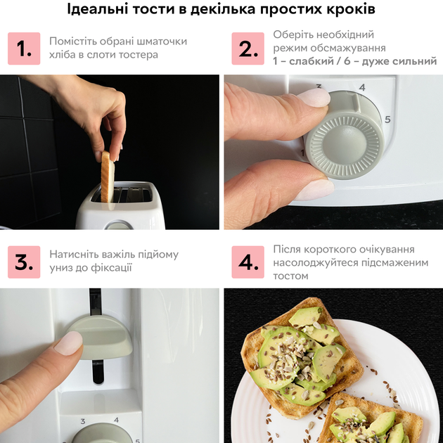 Тостер RZTK Daily 650W - зображення 4