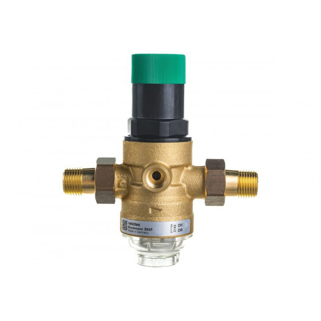 Редуктор давления воды Honeywell Resideo Braukmann D06F-3/4A DN15 PN16 ...