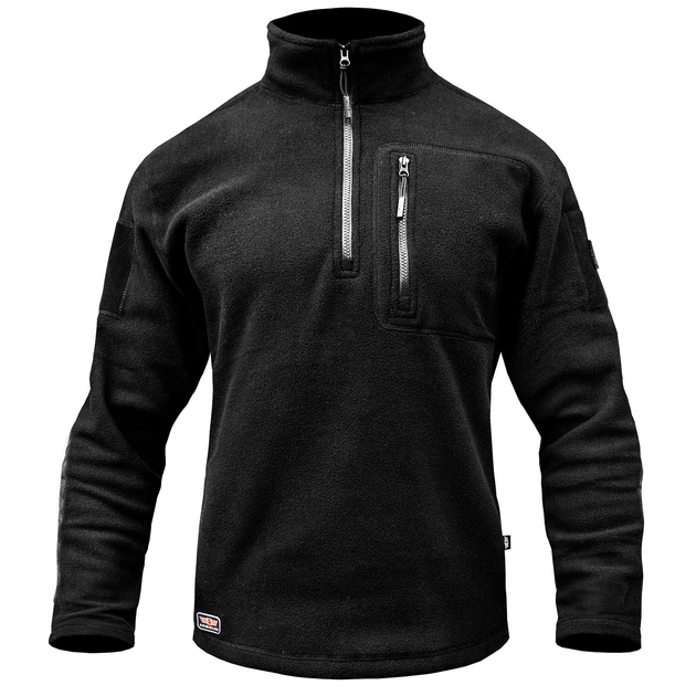 Толстовка флисовая Armoline 1/4 Zip TRAVEL DEFENCE Black. XL - изображение 1