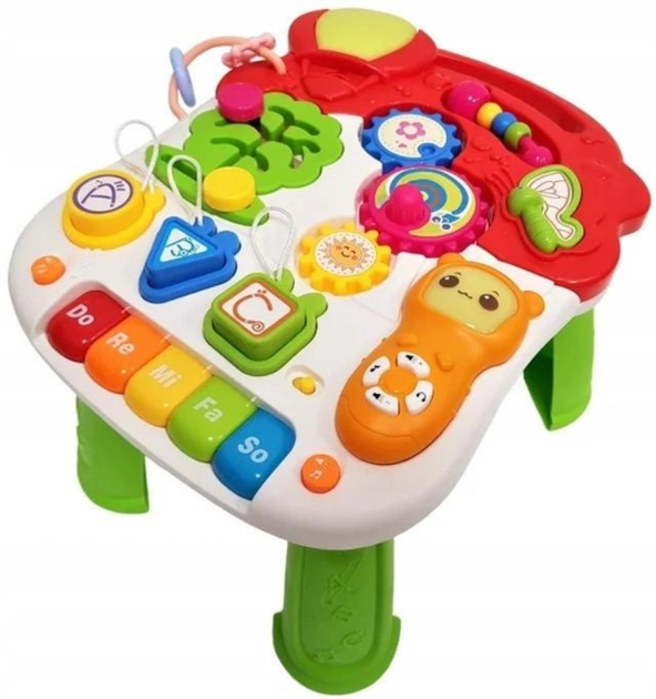 Ходунки каталка Limo Toy 2 в 1 Весёлый бизиборд игровой столик (M 5473 AB) - изображение 5