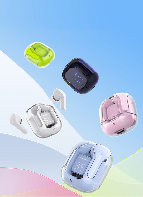 Беспроводные наушники Duopuni BT30 TWS Wireless Headset, Bluetooth 5.3, 250 mAh White - Фото 7 Беспроводные наушники Duopuni BT30 TWS Wireless Headset, Bluetooth 5.3, 250 mAh White - изображение 7