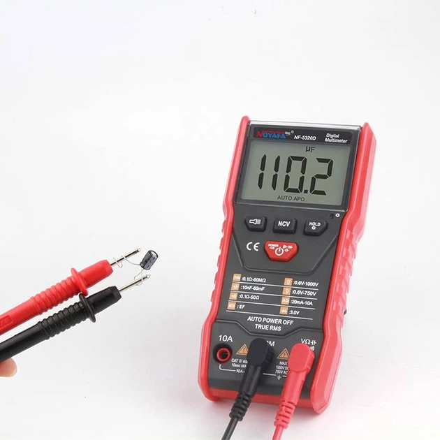 Цифровой мультиметр (AC705V, DC1000V, Cap/NCV/Live) NOYAFA NF-5320D - Фото 5 Цифровой мультиметр (AC705V, DC1000V, Cap/NCV/Live) NOYAFA NF-5320D - изображение 5