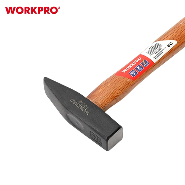 Молоток слесарный WORKPRO 200 г деревянная рукоятка WP241017 - Фото 3 Молоток слесарный WORKPRO 200 г деревянная рукоятка WP241017 - изображение 3