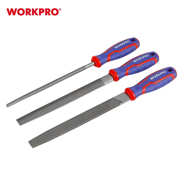 Набір напилок WORKPRO 200 мм (3 шт.) PRO WP201702 - зображення 3