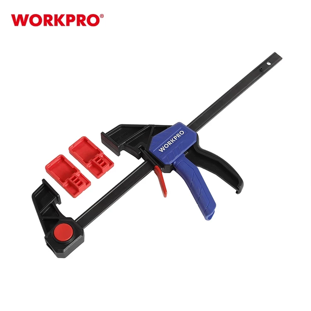 Струбцина быстрозажимная усиленная WORKPRO 300 мм PRO PLUS WP232040 - Фото 4 Струбцина быстрозажимная усиленная WORKPRO 300 мм PRO PLUS WP232040 - изображение 4