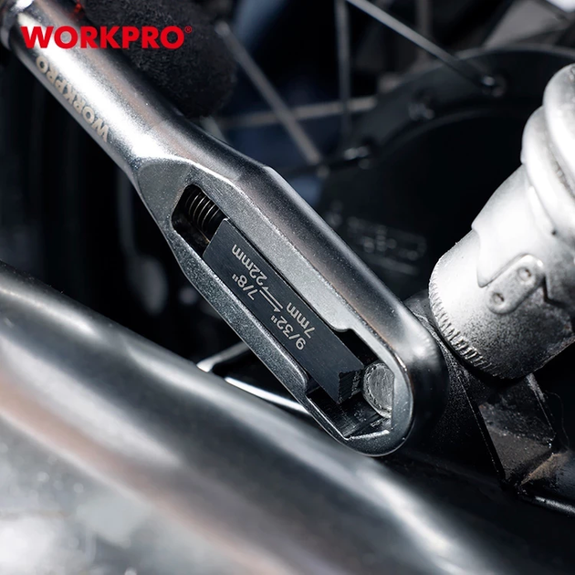 Универсальный разводной ключ WORKPRO 7-22 мм PRO WP272015 - Фото 8 Универсальный разводной ключ WORKPRO 7-22 мм PRO WP272015 - изображение 8