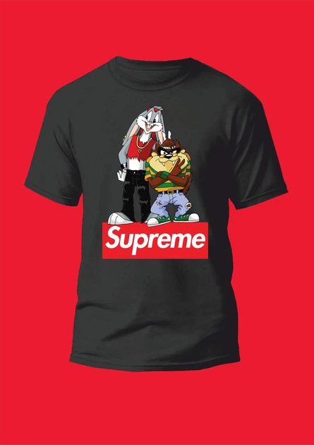 Футболка YOUstyle Bugs Bunny Supreme 1107 Black - Фото 1 Футболка YOUstyle Bugs Bunny Supreme 1107 Black - изображение 1
