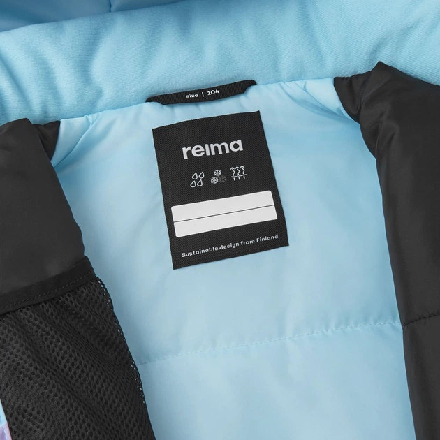 Детская зимняя термо лыжная куртка для девочки Reima Kiiruna 5100084B-7091 98 см (6438557018720) - изображение 5