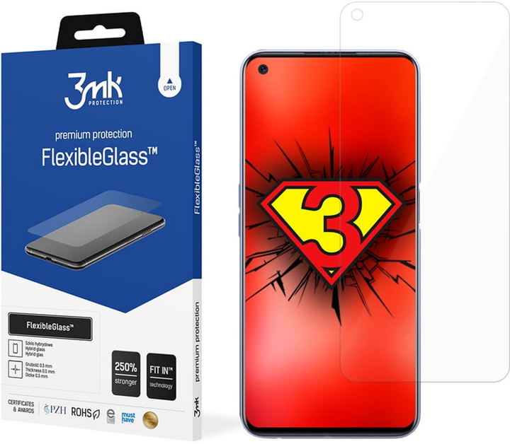 Захисне скло 3MK Flexible Glass для Realme GT 5G (5903108374965) - зображення 1