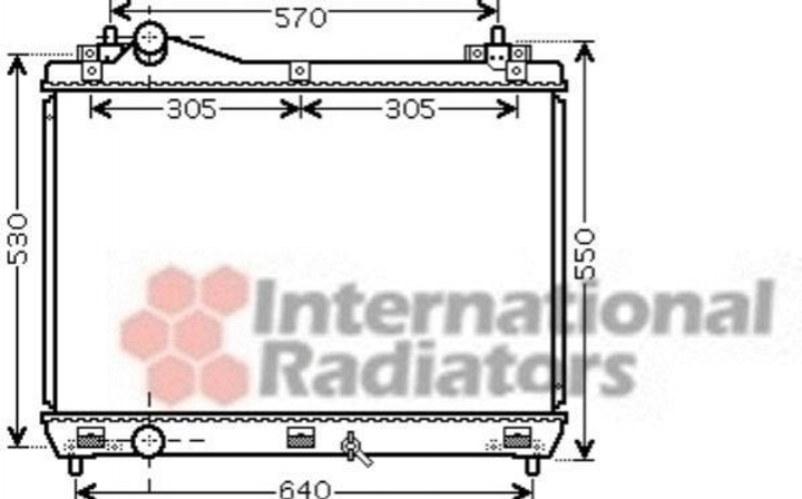 Радиатор охлаждения двигателя Van Wezel 52002104 Suzuki Grand Vitara 1770065J00, 1770065J00000 - изображение 2