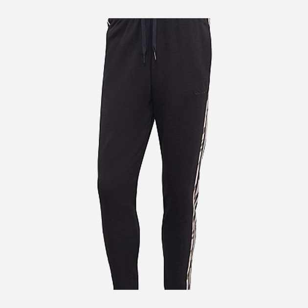 Spodnie dresowe 3 Stripe Camo Pant Black - obraz 4