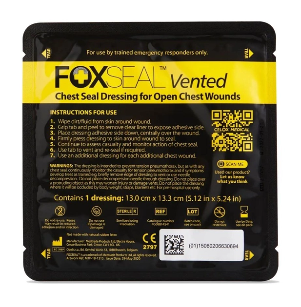 Пленка окклюзионная Celox FOXSEAL Vented вентилированная - изображение 1