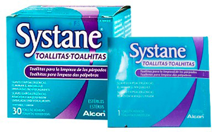 Стерильні серветки Alcon Systane Sterile Wipes 30 шт (8470001694508) - зображення 1