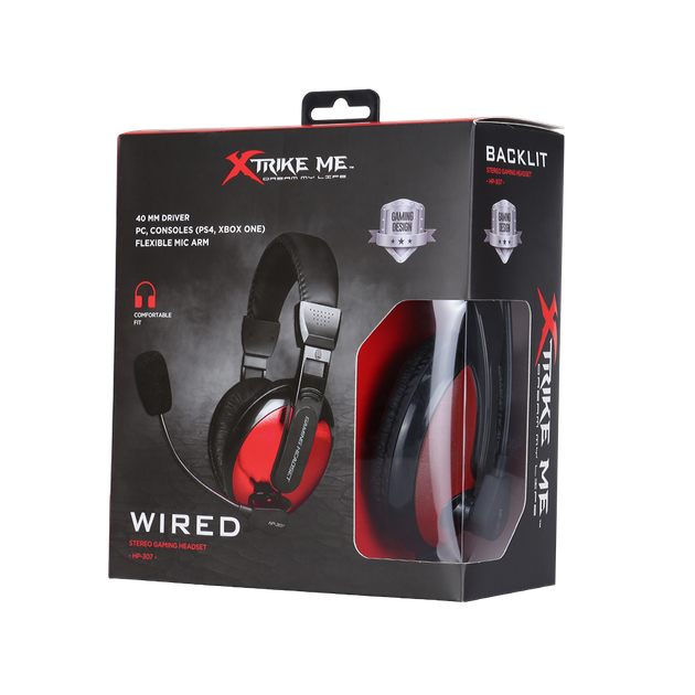Игровые геймерские наушники стерео накладные с микрофоном XTRIKE ME Gaming HP-307 Черные - Фото 8 Игровые геймерские наушники стерео накладные с микрофоном XTRIKE ME Gaming HP-307 Черные - изображение 8