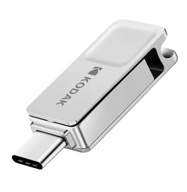 Накопитель Kodak K223C Флешка 2 в 1 USB 3.0 + Type-C OTG 64Gb - Фото 1 Накопитель Kodak K223C Флешка 2 в 1 USB 3.0 + Type-C OTG 64Gb - изображение 1