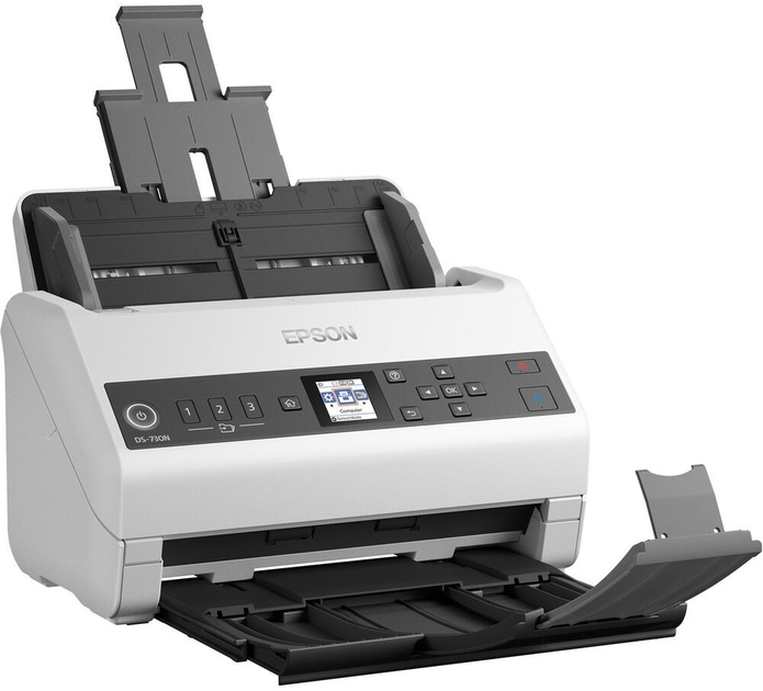 Сканер Epson WorkForce DS-730N White (B11B259401) - зображення 5