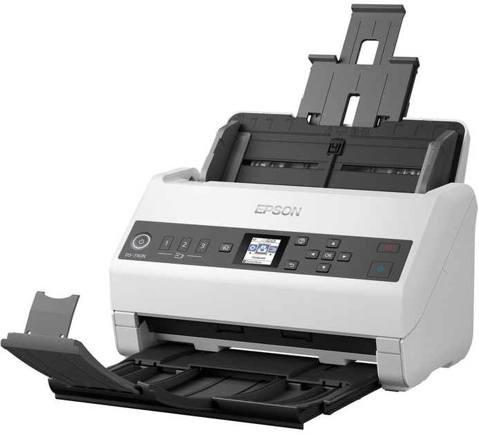 Сканер Epson WorkForce DS-730N White (B11B259401) - зображення 6