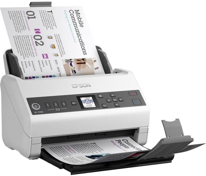 Сканер Epson WorkForce DS-730N White (B11B259401) - зображення 7