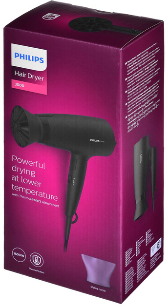 Suszarka do włosów Philips Series 3000 BHD308/10 - obraz 8